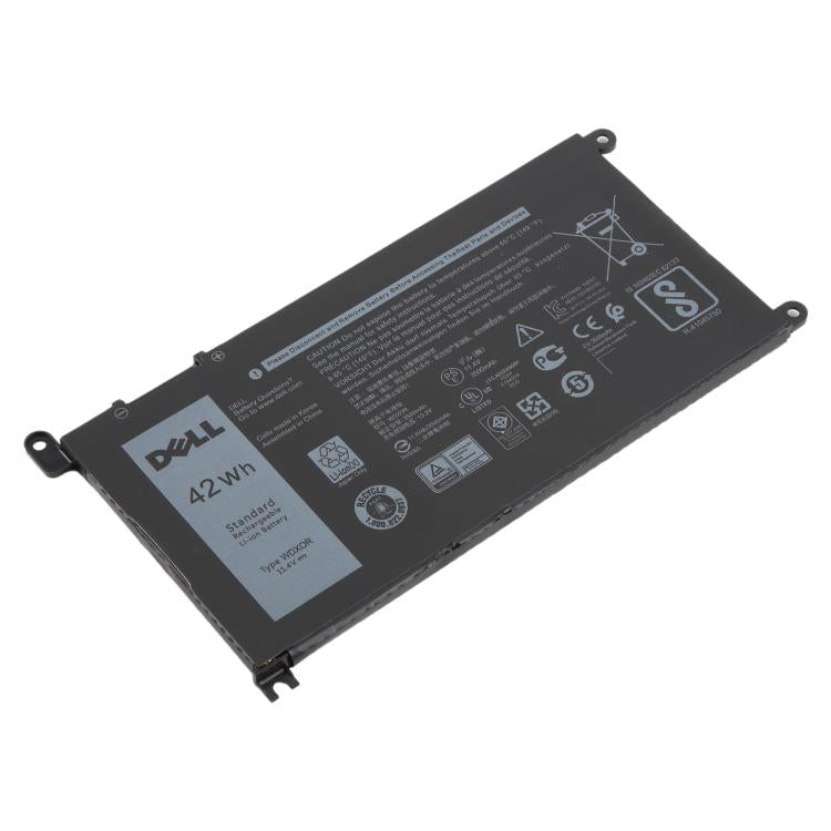 11.4V 42Wh WDXOR Li-ion Battery For Dell Inspiron 13 14 15 17 5000 7000 P69G001 5378 5379 5770 5570 P69G Vostro 5471, 11.4V 42Wh WDXOR