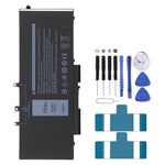 GJKNX 7.6V 68Wh Lithium Ion Battery for Dell Latitude 15 5591 5280 5290 5480 5490 5580 5590 3520 3530 M3520 M3530 P27S, 7.6V 68Wh GJKNX