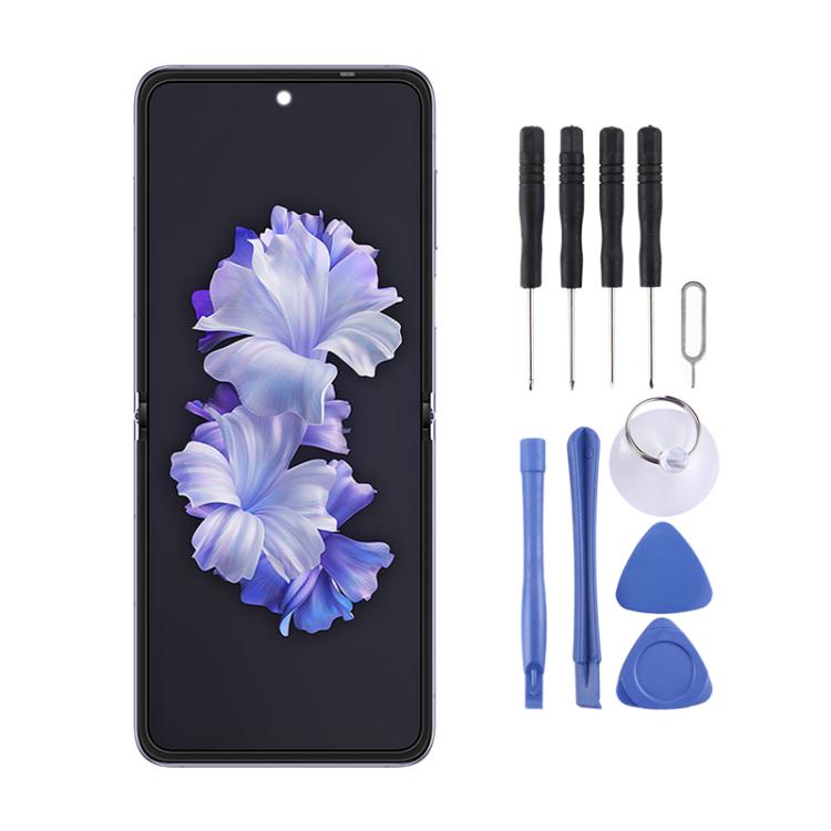 For Tecno Phantom V Flip Original LTPO AMOLED Foldable LCD Screen with Digitizer Full Assembly, For Tecno Phantom V Flip(Original)