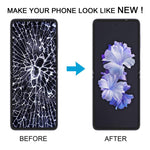 Per Tecno Phantom V Flip Schermo LCD pieghevole originale LTPO AMOLED con digitalizzatore assemblaggio completo, For Tecno Phantom V Flip(Original)