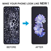 For Tecno Phantom V Flip Original LTPO AMOLED Foldable LCD Screen with Digitizer Full Assembly, For Tecno Phantom V Flip(Original)