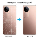 Per vivo V40e Cover posteriore batteria con copriobiettivo fotocamera, For vivo V40e