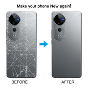 Per vivo V40 Pro Cover posteriore batteria con copriobiettivo fotocamera, For vivo V40 Pro