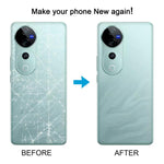 Per vivo V40 Cover posteriore batteria con copriobiettivo fotocamera, For vivo V40