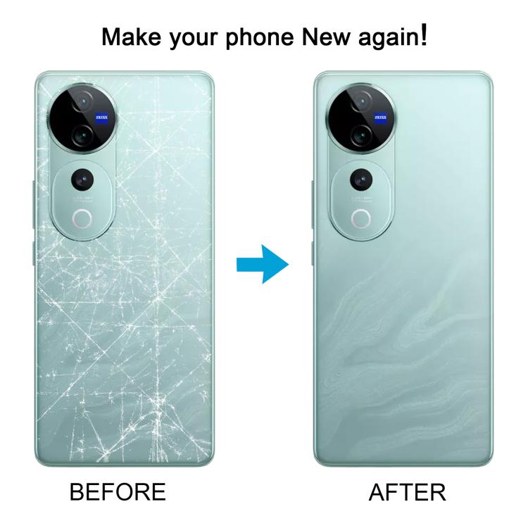 Per vivo V40 Cover posteriore batteria con copriobiettivo fotocamera, For vivo V40
