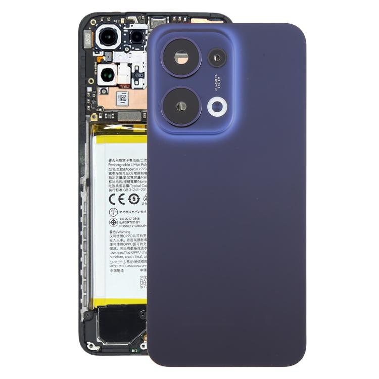 Per OPPO Reno13 Cover posteriore batteria originale con copriobiettivo fotocamera, For OPPO Reno13(Original)