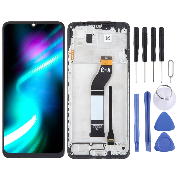 Per Xiaomi Redmi 13R 5G digitalizzatore schermo LCD in materiale AMOLED originale assemblaggio completo con cornice, For Xiaomi Redmi 13R 5G(Original)