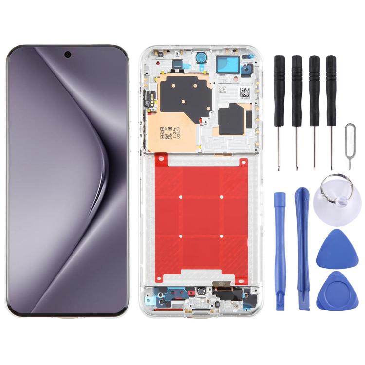 Per Huawei Pura 70 Pro Schermo LCD originale Digitizer assemblaggio completo con telaio, For Huawei Pura 70 Pro(Original)