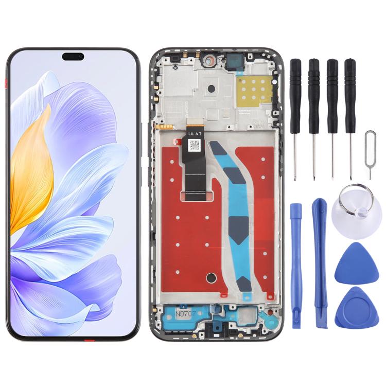 Per Honor X60i Schermo LCD originale Digitizer assemblaggio completo con telaio, For Honor X60i  (Original), For Honor X60i (Original)