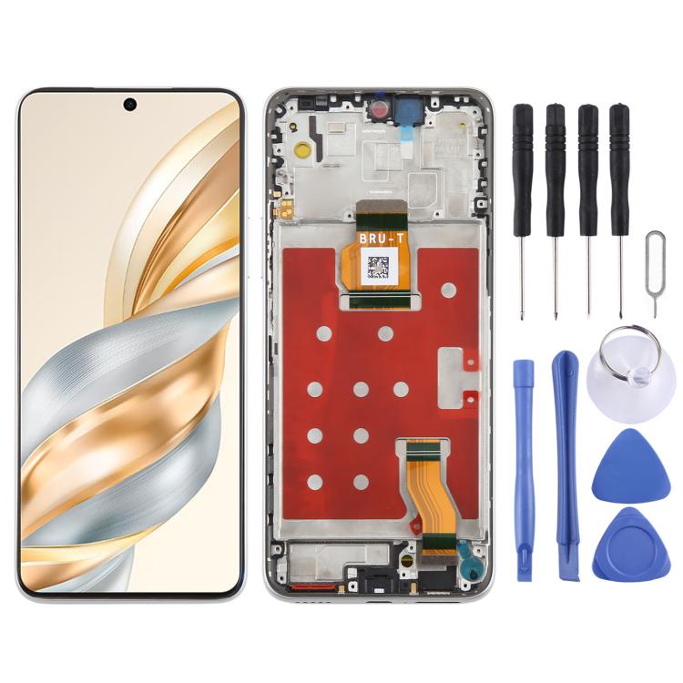 Per Honor X60 Schermo LCD originale Digitizer assemblaggio completo con telaio, For Honor X60 (Original)
