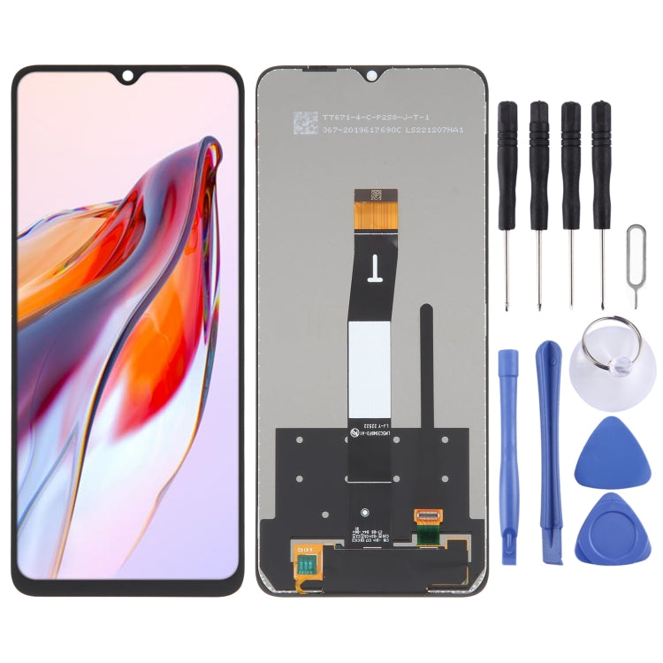 Schermo LCD originale IPS per Xiaomi Poco C55 con assemblaggio completo di digitalizzatore, For Xiaomi Poco C55