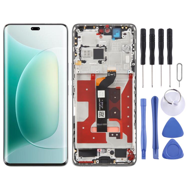 Per Honor 300 Pro Schermo LCD originale Digitizer assemblaggio completo con telaio, For Honor 300 Pro (Original)