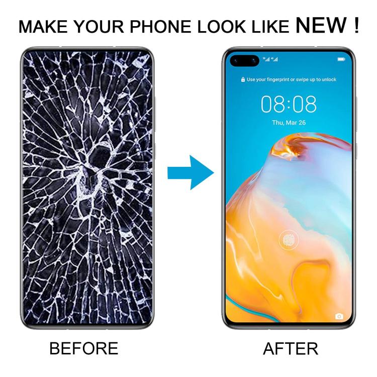 Schermo TFT LCD digitalizzatore completo con cornice per Huawei P40, non supporta il riconoscimento delle impronte digitali., For Huawei P40 (TFT)