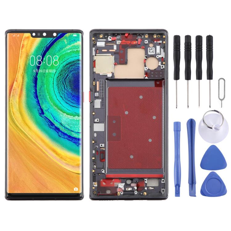 Schermo TFT LCD digitalizzatore completo con cornice per Huawei Mate 30 Pro, non supporta il riconoscimento delle impronte digitali., For Huawei Mate 30 Pro(TFT)