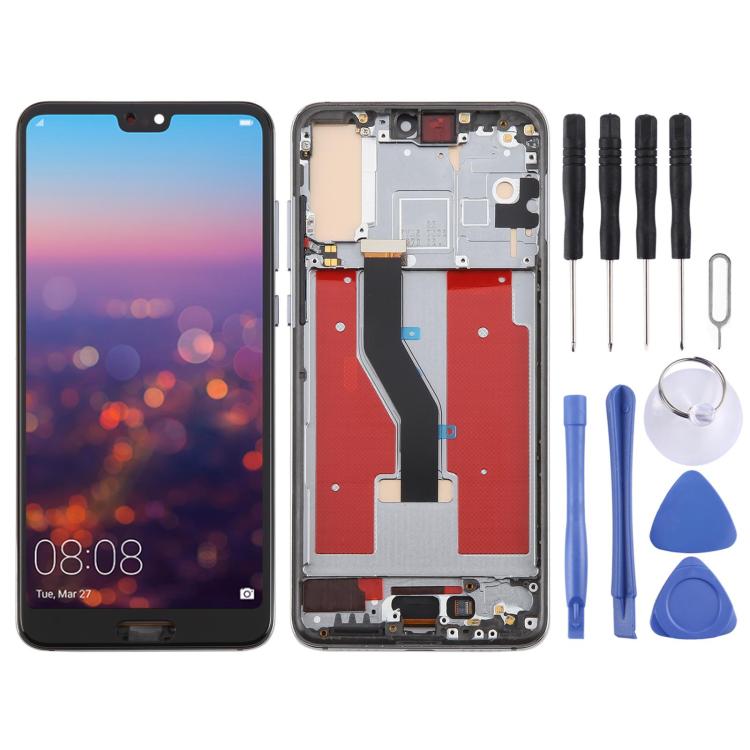 Per Huawei P20 Pro TFT LCD Screen Digitizer Assembly completo con telaio, non supporta l'identificazione delle impronte digitali, For Huawei P20 Pro(TFT)