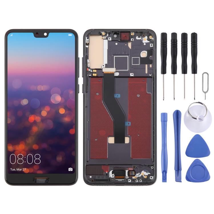 Per Huawei P20 Pro TFT LCD Screen Digitizer Assembly completo con telaio, non supporta l'identificazione delle impronte digitali, For Huawei P20 Pro(TFT)