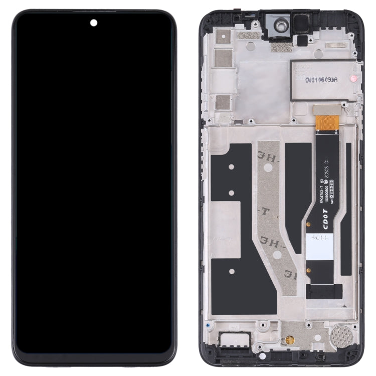 LCD Screen and Digitizer Full Assembly with Frame for TCL 20L / 20L+ / 20 Lite / 20S T774H T774B T775H T775B, For TCL 20L / 20L+ / 20 Lite / 20S