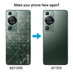 Cover posteriore per batteria Huawei P60 con copriobiettivo della fotocamera, For Huawei P60(with Camera Lens)
