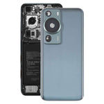 Cover posteriore con copertura per obiettivo della fotocamera per Huawei P60 Pro., For Huawei P60 Pro(with Camera Lens Frame), For Huawei P60 Pro(with Camera Lens)