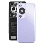 Cover posteriore con copertura per obiettivo della fotocamera per Huawei P60 Pro., For Huawei P60 Pro(with Camera Lens Frame), For Huawei P60 Pro(with Camera Lens)