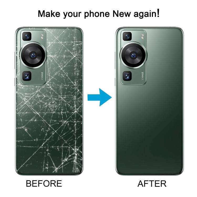 Cover posteriore con copertura per obiettivo della fotocamera per Huawei P60 Pro., For Huawei P60 Pro(with Camera Lens Frame), For Huawei P60 Pro(with Camera Lens)