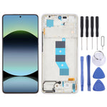 Schermo LCD AMOLED originale con digitalizzatore e cornice per Xiaomi Redmi Note 14 5G India., For Xiaomi Redmi Note 14 5G(Original), For Xiaomi Redmi Note 14 5G India(Original)