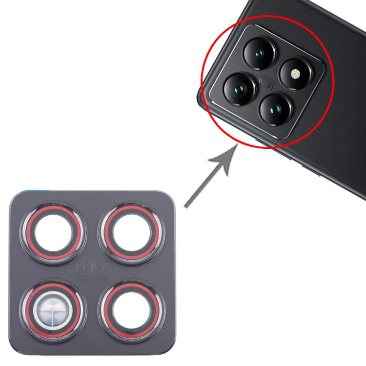 Copertura originale per obiettivo della fotocamera posteriore per Xiaomi 14T, For Xiaomi 14T(Original)