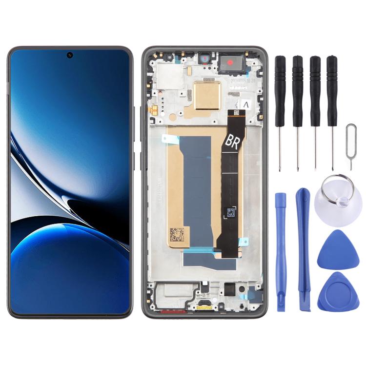 Schermo LCD AMOLED originale con digitalizzatore e cornice per Xiaomi Redmi Turbo 4, gruppo completo., For Xiaomi Redmi Turbo 4(Original)