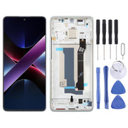 Schermo LCD AMOLED originale con digitalizzatore e cornice per Xiaomi Poco X7 Pro, completo di cornice., For Xiaomi Poco X7 Pro(Original)