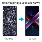 Schermo LCD AMOLED originale con digitalizzatore e cornice per Xiaomi Poco X7 Pro, completo di cornice., For Xiaomi Poco X7 Pro(Original)