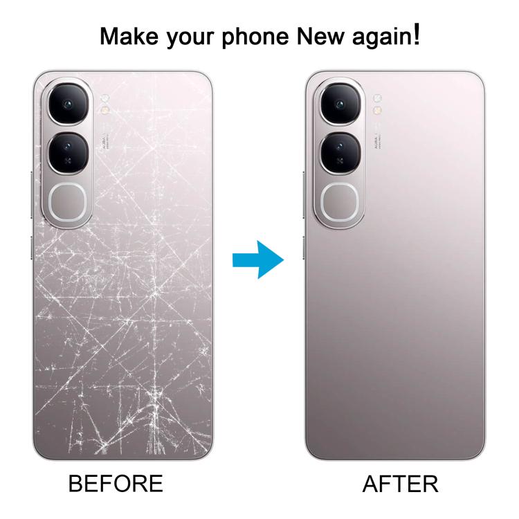 Cover posteriore originale con copriobiettivo della fotocamera per vivo V40 Lite versione IDN., For vivo V40 Lite 5G India Version(Original)