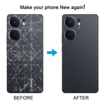 Cover posteriore della batteria con copriobiettivo della fotocamera per vivo iQOO Neo9 Pro., For vivo iQOO Neo9 Pro