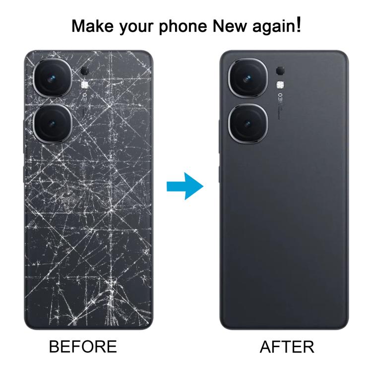 Cover posteriore della batteria con copriobiettivo della fotocamera per vivo iQOO Neo9 Pro., For vivo iQOO Neo9 Pro