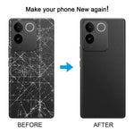 Cover posteriore per batteria con copriobiettivo della fotocamera per vivo S17e, For vivo S17e