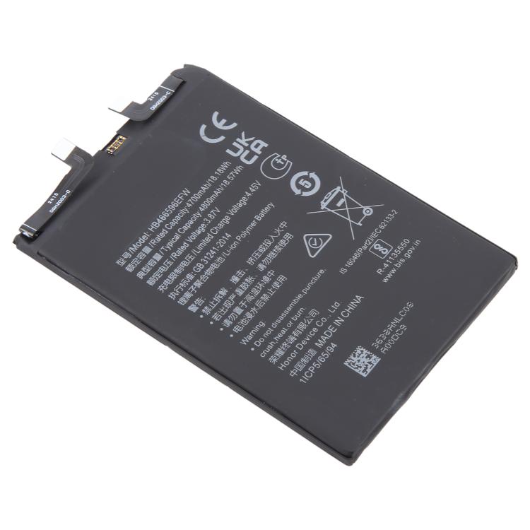 4800mAh Battery Replacement for Honor X30 ANY-AN00 / Magic 4 Lite 5G HB466596EFW, For Honor X30