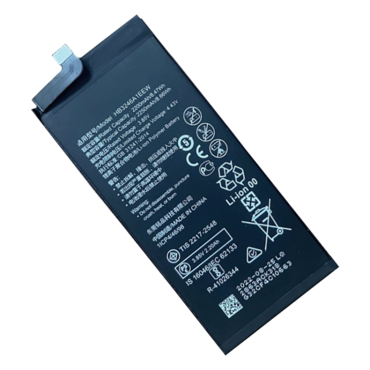 Replacement Battery 2250mAh for Huawei Mate Xs HB3246A1ECW HB3246A1EEW, For Huawei Mate Xs