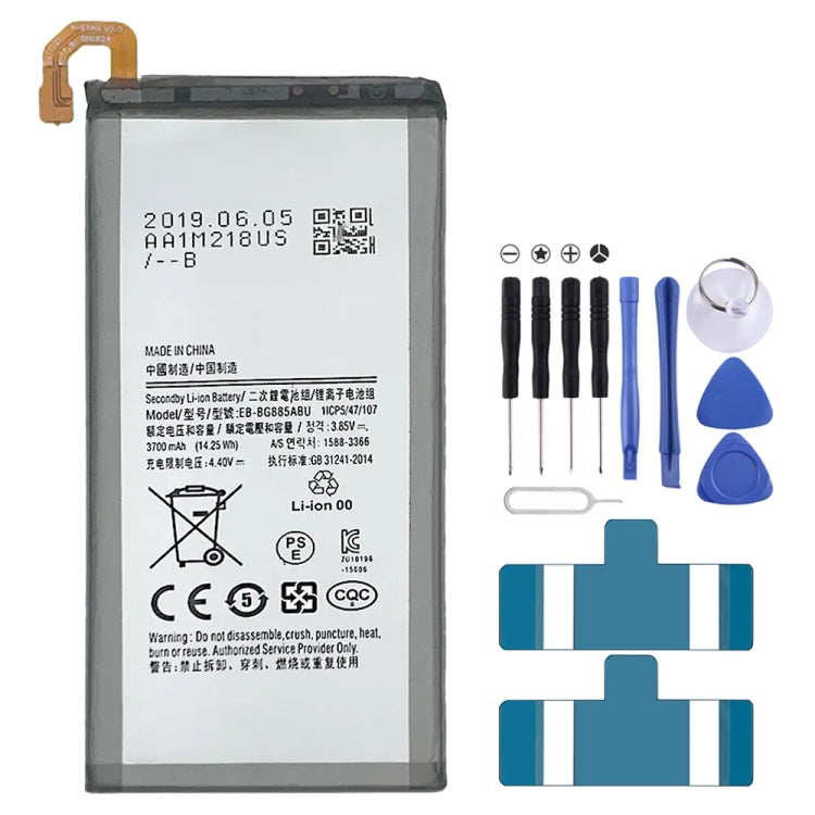 Sostituzione batteria 3700mAh per Samsung Galaxy A8 Star / A9 Star SM-G885F G8850 G885Y EB-BG885ABU, For Samsung Galaxy A8 Star / A9 Star