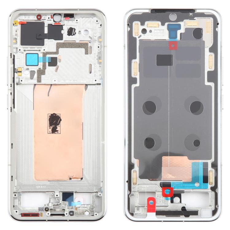 Cornice centrale originale per Xiaomi 15, For Xiaomi 15(Original), For Xiaomi 15(Original,Frosted silver)
