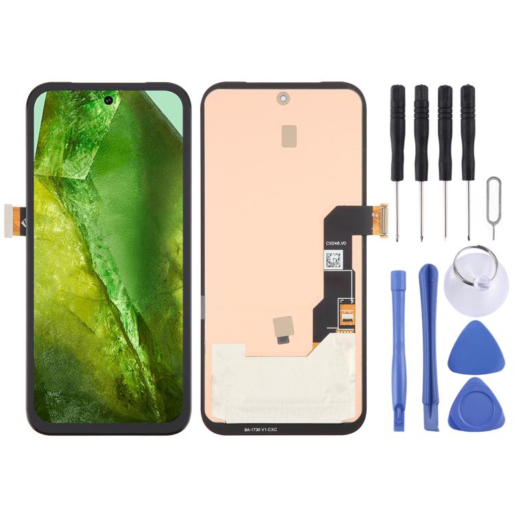 Schermo LCD OLED con digitalizzatore completo per Google Pixel 8a GKV4X G6GPR G576D, For Google Pixel 8a