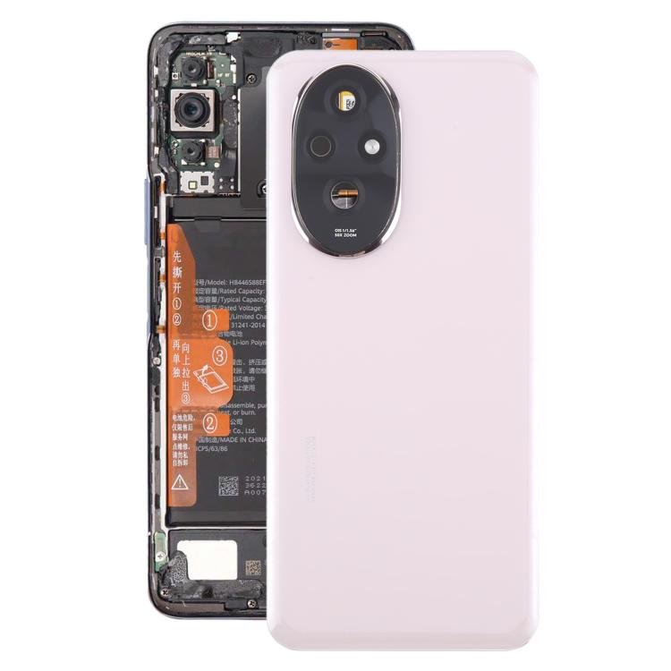 Cover posteriore originale per batteria con copriobiettivo della fotocamera per Honor 200., For Honor 200(with Camera Lens Frame)