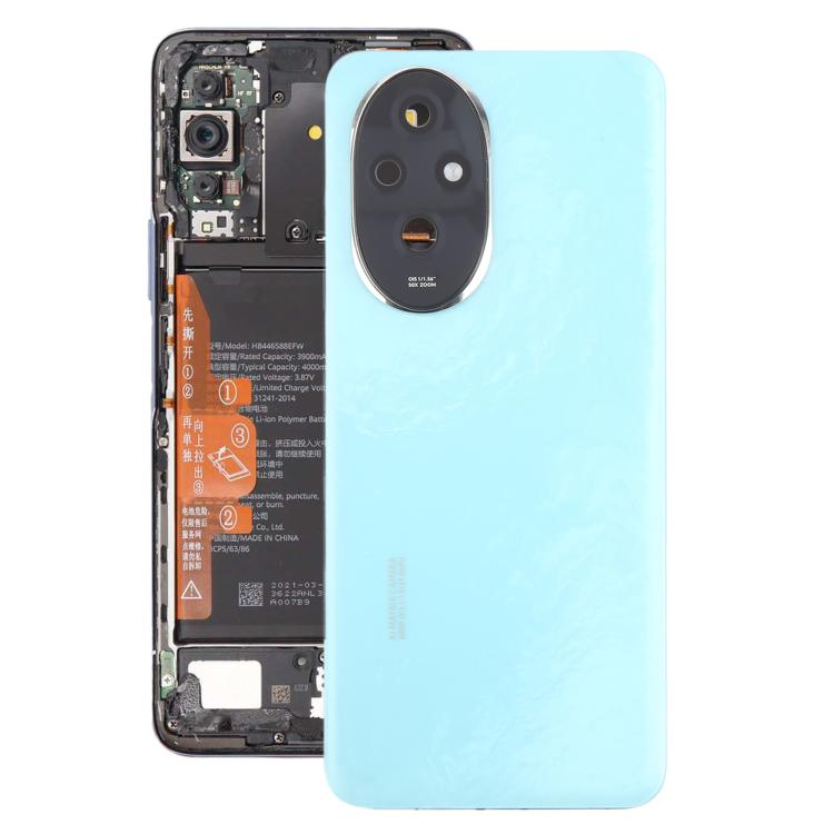 Cover posteriore originale per batteria con copriobiettivo della fotocamera per Honor 200., For Honor 200(with Camera Lens Frame)