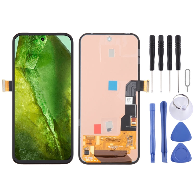 Per Google Pixel 8A GKV4X G6GPR G8HHN Schermo LCD OLED originale con digitalizzatore assemblaggio completo, For Google Pixel 8A(Original)