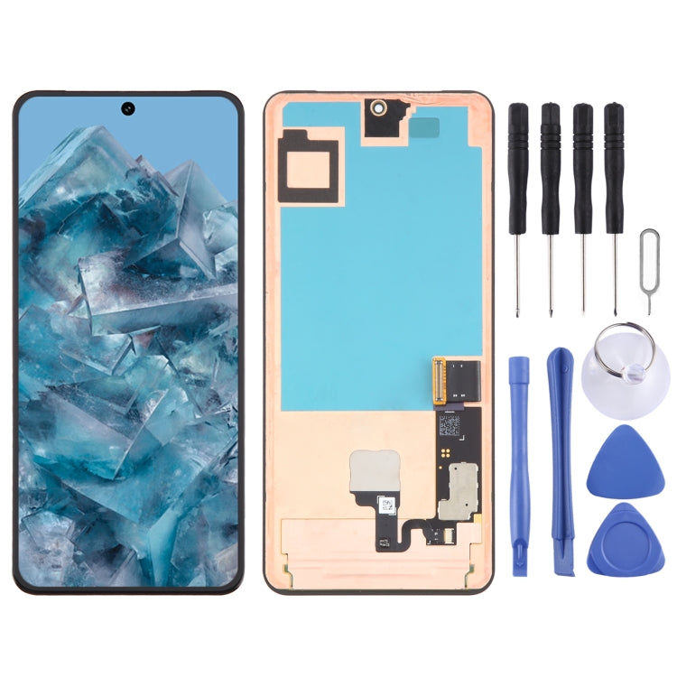 Per Google Pixel 8 Pro GC3VE G1MNW Schermo LCD AMOLED originale con digitalizzatore assemblaggio completo, For Google Pixel 8 Pro (with Fingerprint Cable)