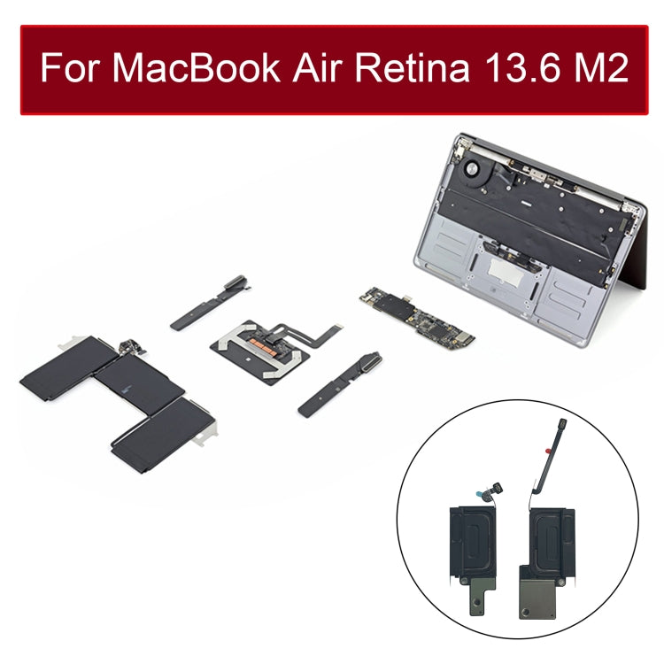 1 paio di suonerie per altoparlanti per MacBook Air Retina 13.6 M2 A2681 2022 EMC4074, A2681 2022