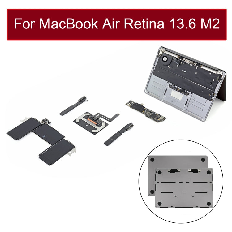 Custodia inferiore per MacBook Air Retina 13.6 M2 A2681 2022 EMC4074, For MacBook Air M2 13 2022 A2681