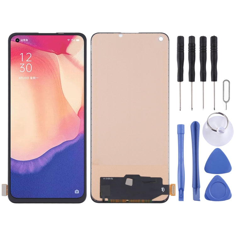 Schermo LCD in materiale TFT e digitalizzatore assemblaggio completo per OPPO Reno4 SE / Realme V15 5G / Realme 7 Pro / Realme X7 / Realme 8 Pro / Realme 8 4G / Realme Q2 Pro RMX3085, RMX2173, PEAT00, PEAM00, RMX2170, RMX3081, For OPPO Reno4 SE(TFT)