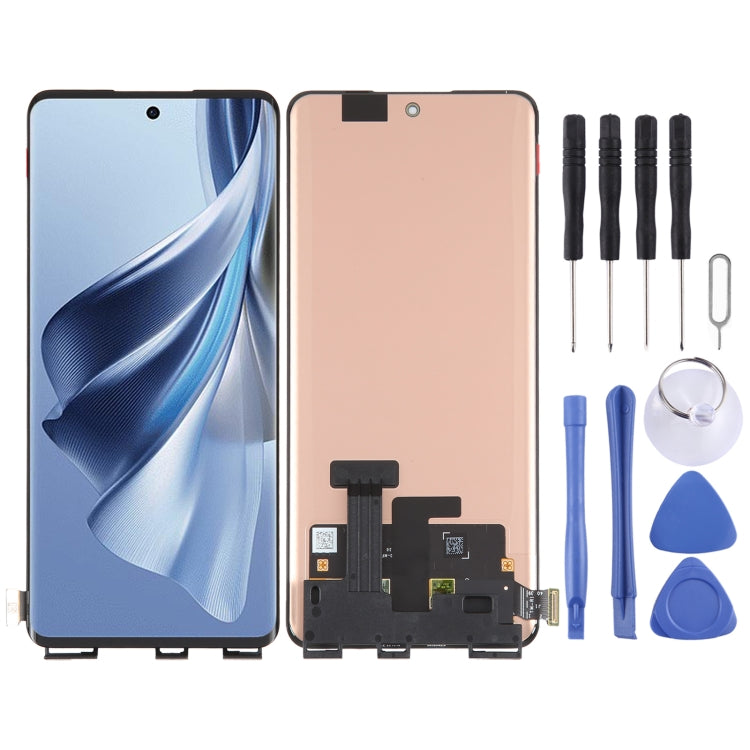 Per OPPO Reno10 5G AMOLED Schermo LCD originale con digitalizzatore assemblaggio completo, For OPPO Reno10 5G