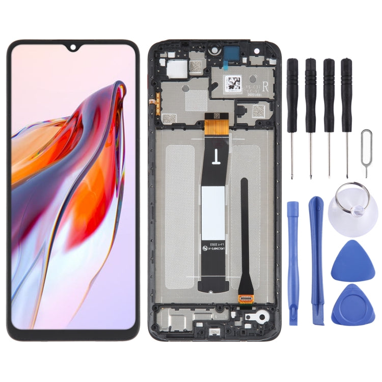 Per Xiaomi Poco C55 OEM LCD Screen Digitizer assemblaggio completo con cornice, For Xiaomi Poco C55