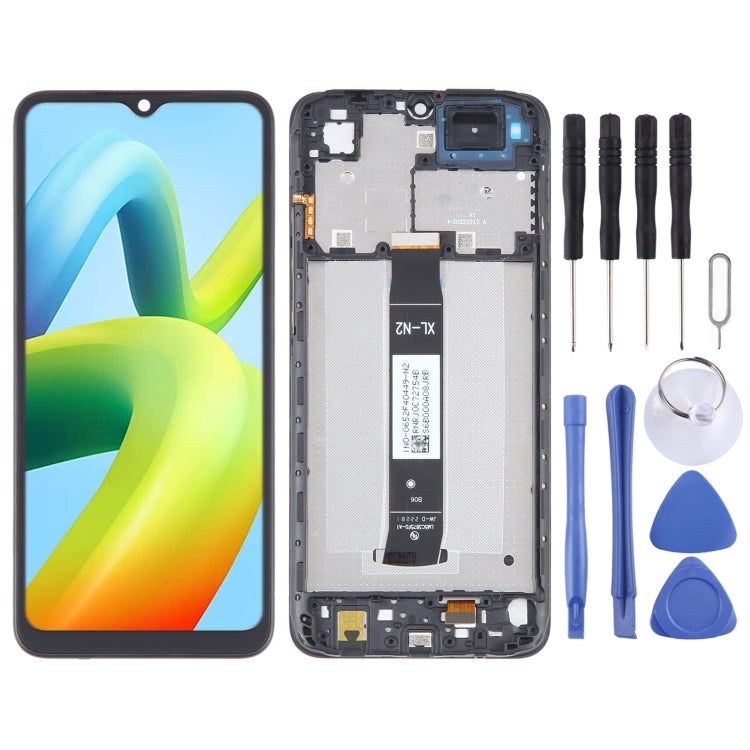 Per Xiaomi Poco C50 OEM materiale LCD Screen Digitizer assemblaggio completo con cornice, For Xiaomi Poco C50