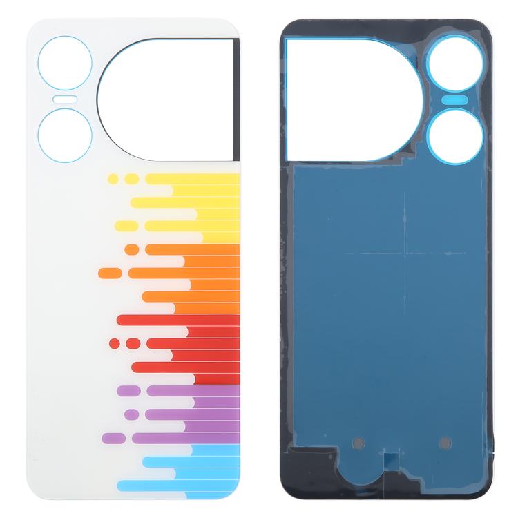 Cover posteriore in vetro con adesivo per batteria ZTE nubia Music 2., For ZTE nubia Music 2